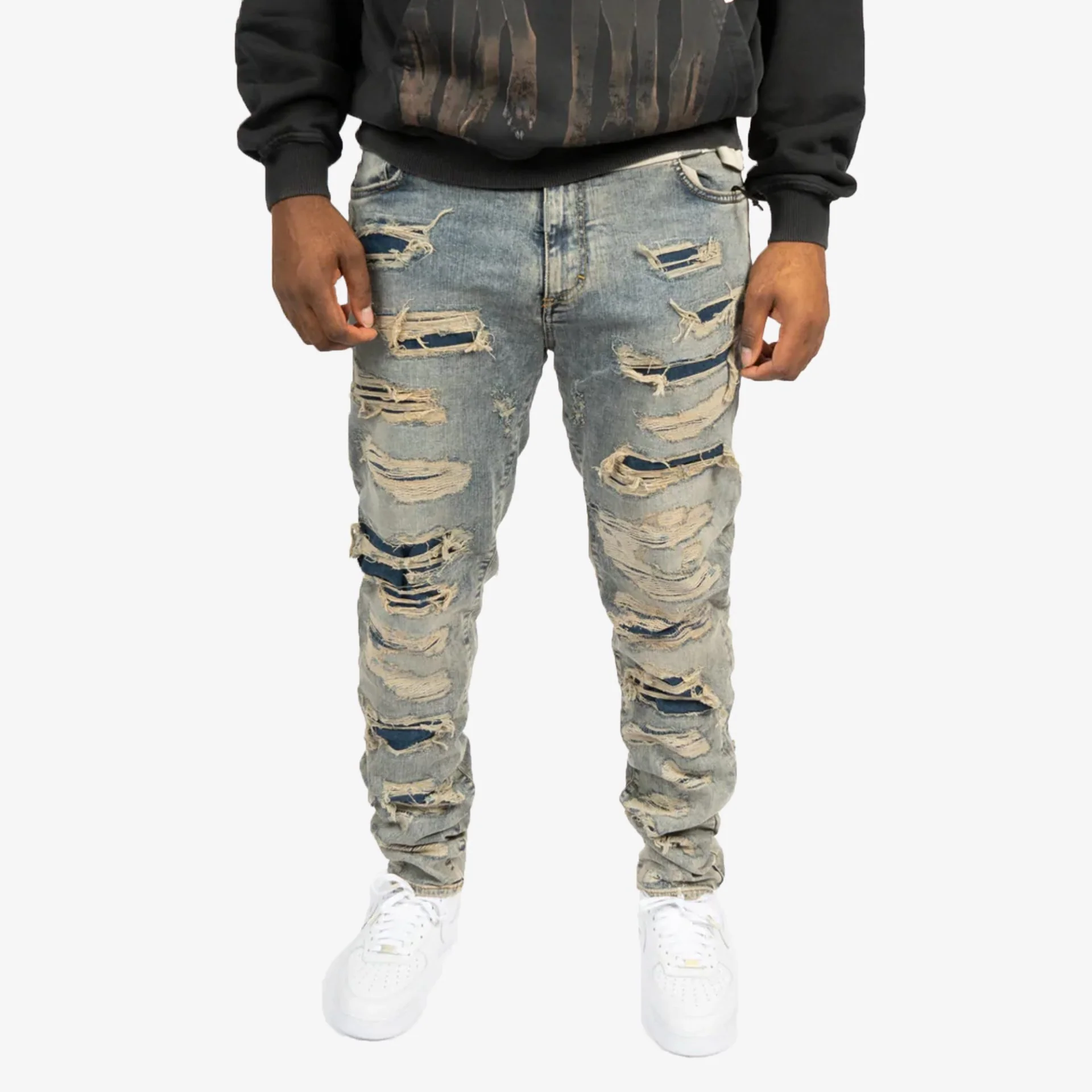 Represent | SHREDDED { DENIM