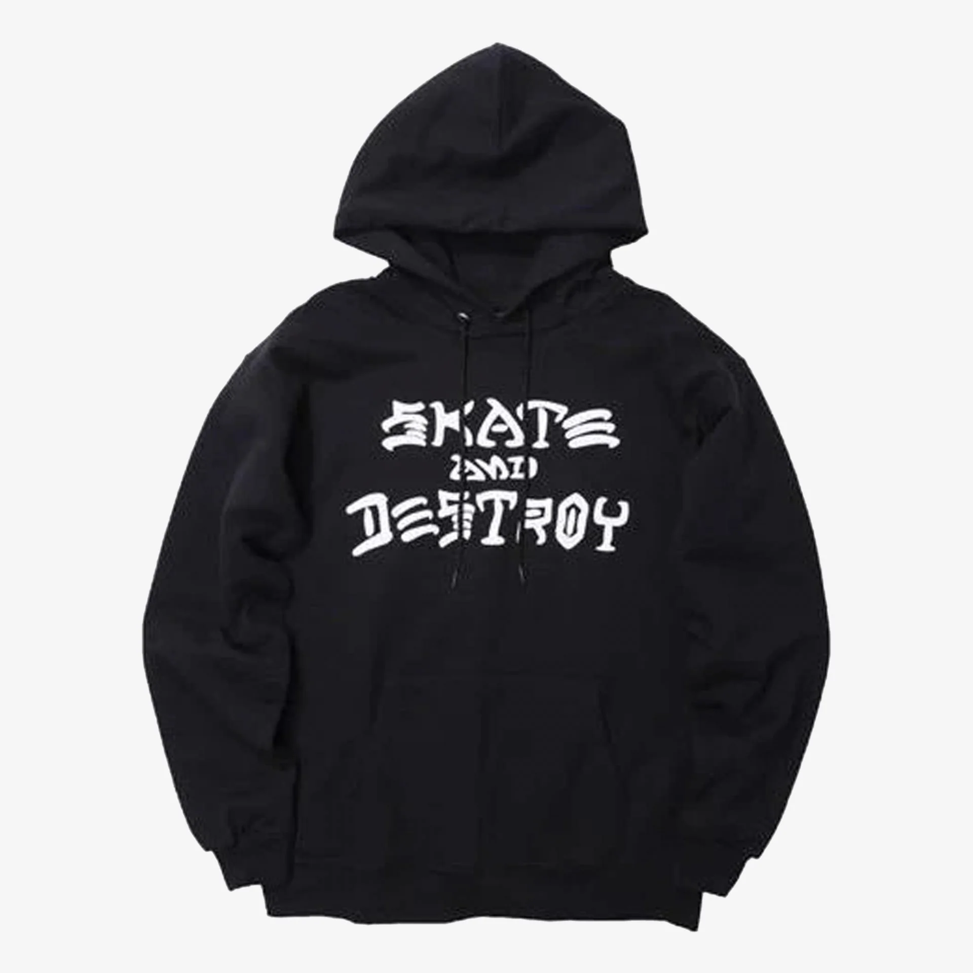 Thrasher | SKATE AND DESTROY HOODIE { BLACK - Image 3