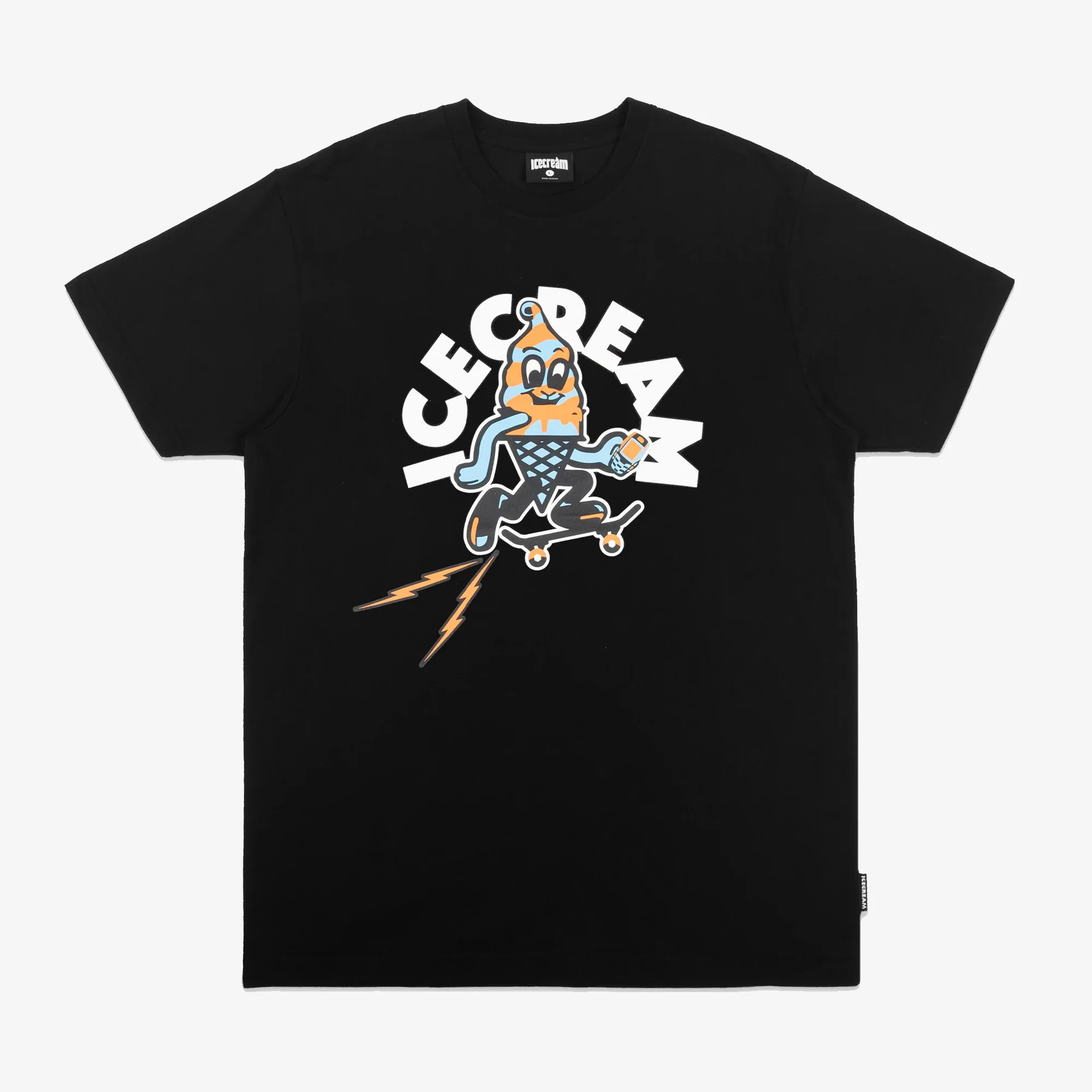 Icecream | SKATE TUFF SS TEE { BLACK