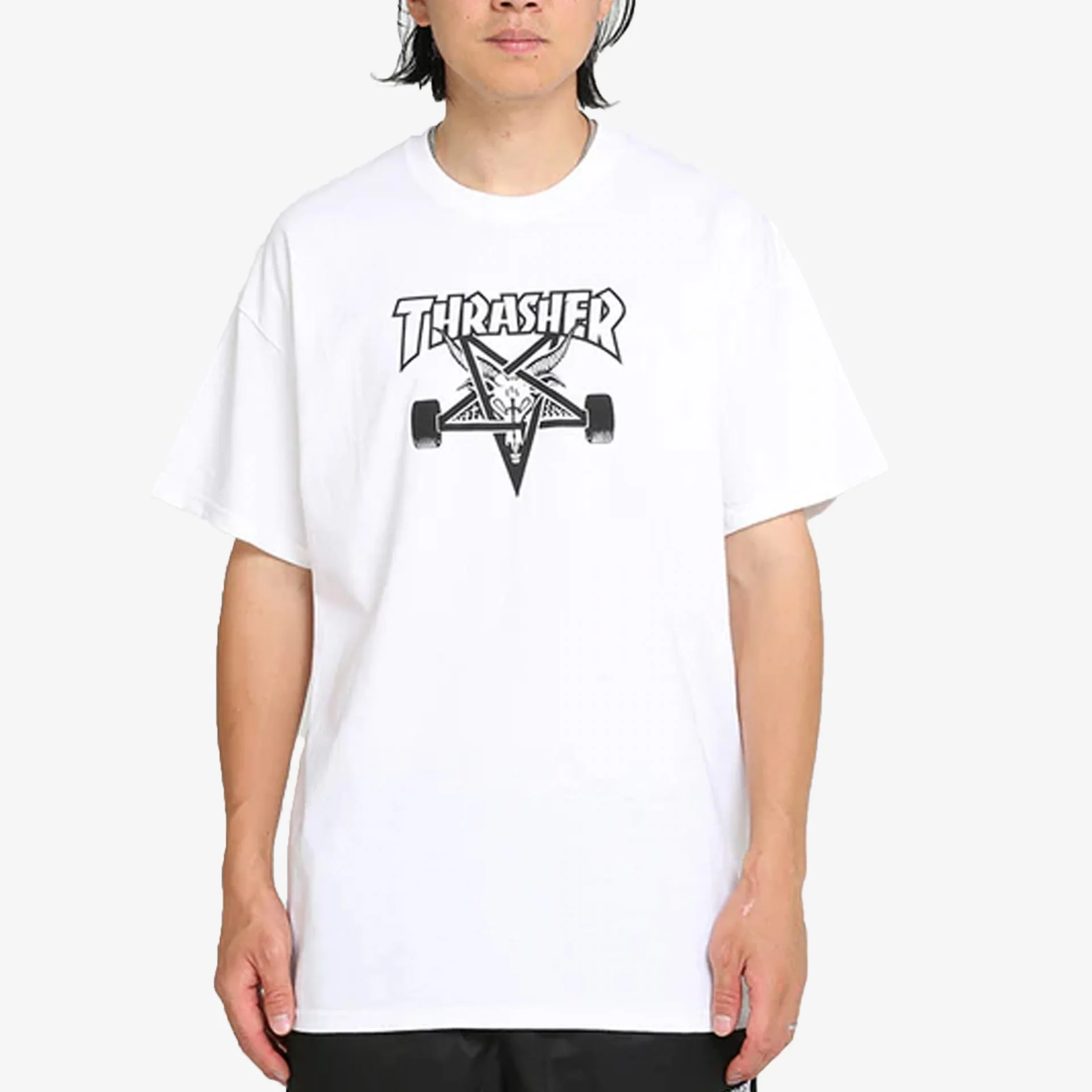 Thrasher | SKATEGOAT { WHITE