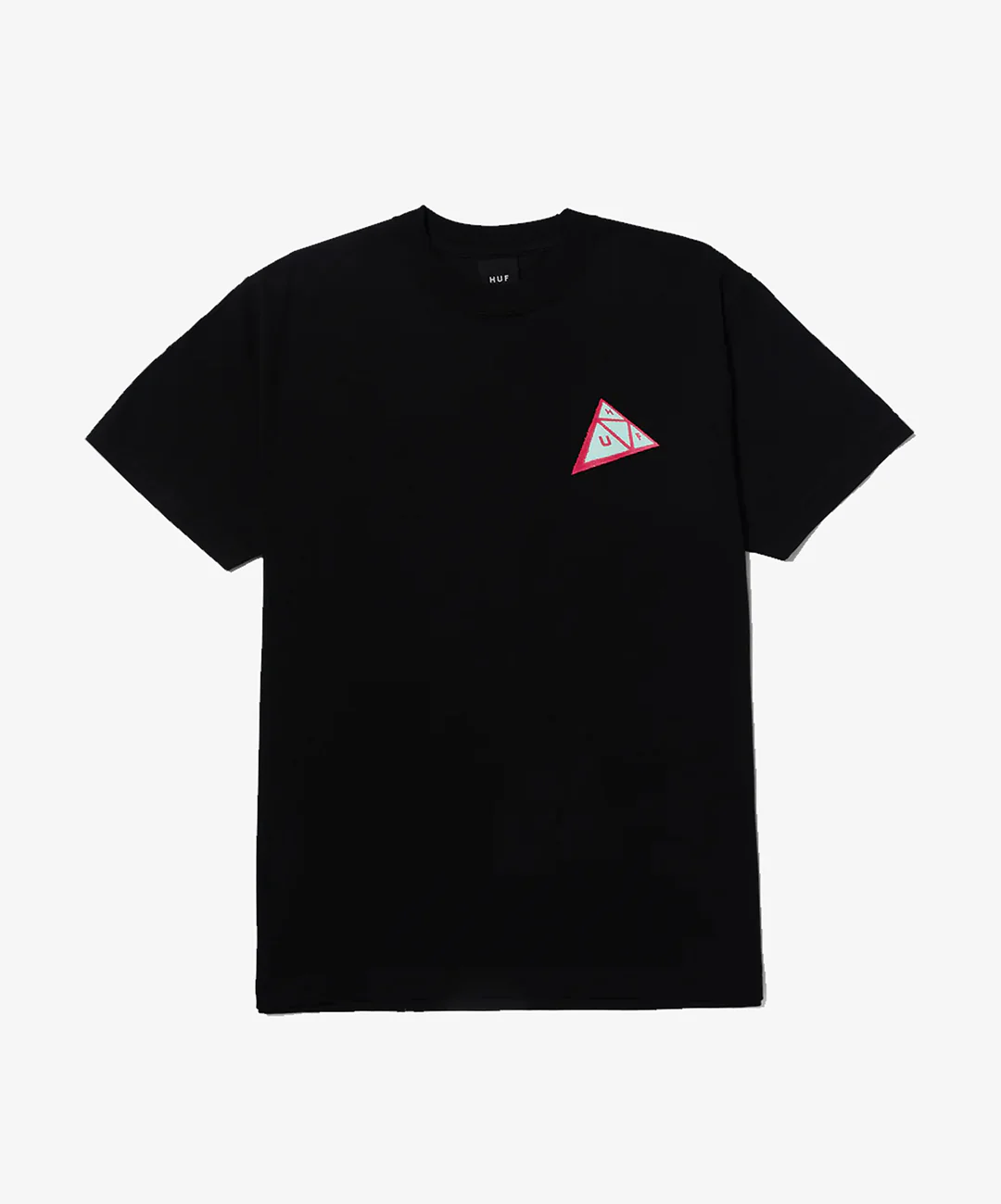 HUF | SKEWED TRIPLE TRIANGLE T-SHIRT  { BLACK