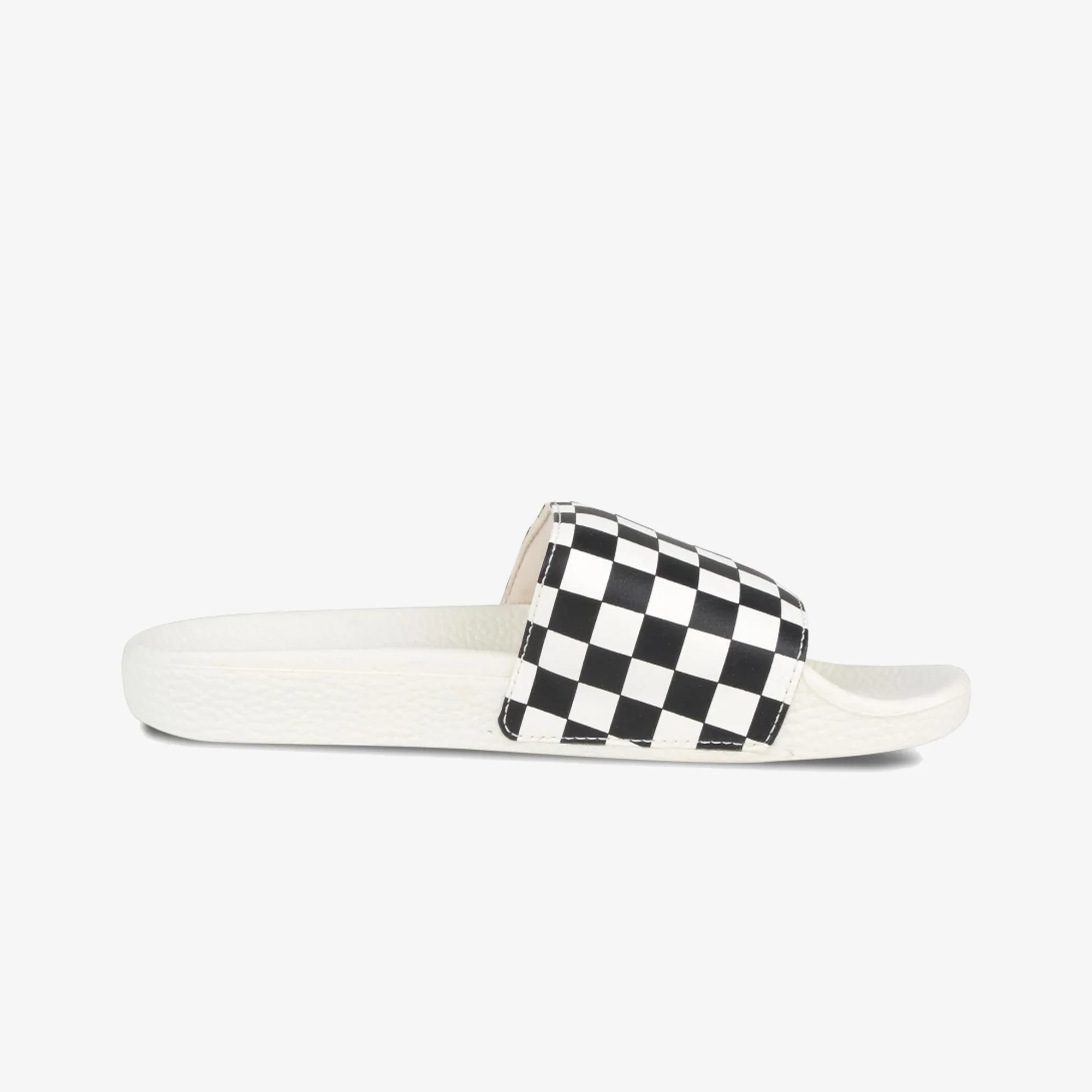 VANS | SLIDE-ON { BLACK/WHTIE