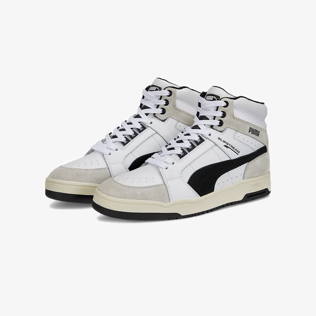 Puma | SLIPSTREAM MID HERITAGE { WHITE/BLACK - Image 2