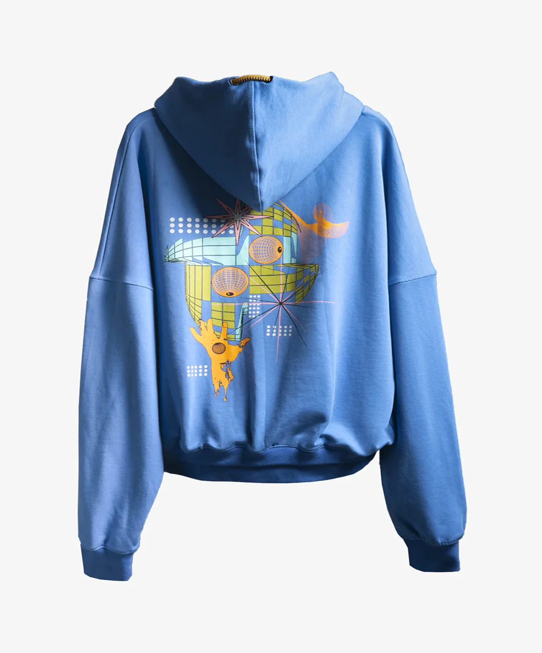 Superkicks | SPACEMAN DISCO HOODIE { BLUE - Image 4