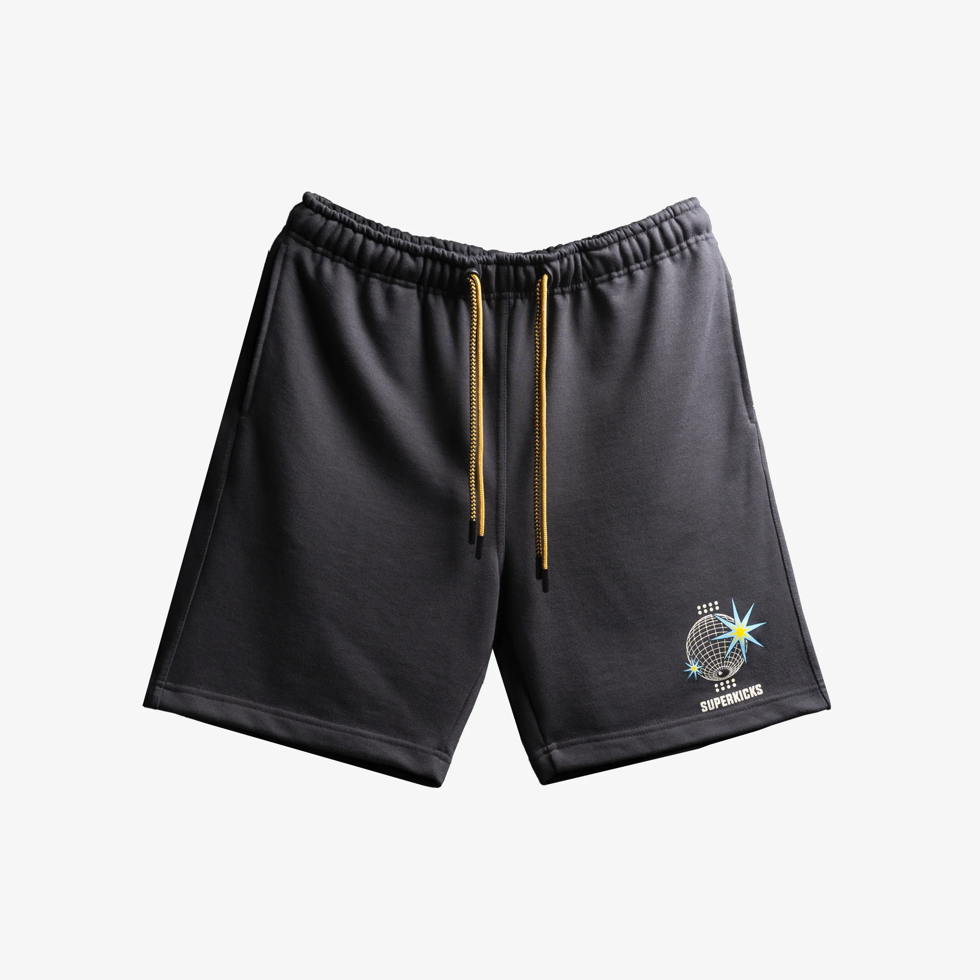 Superkicks | SPACEMAN DISCO SHORTS { ASPHALT - Image 4