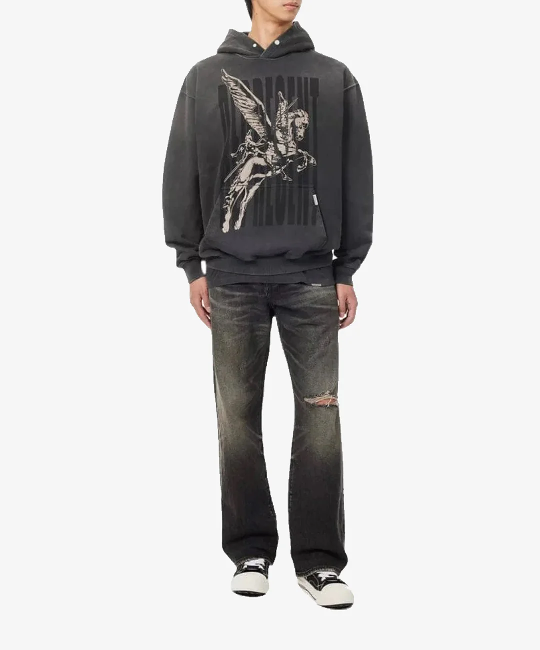 Represent | SPIRITS MASCOT HOODIE { AGED BLACK - Image 6