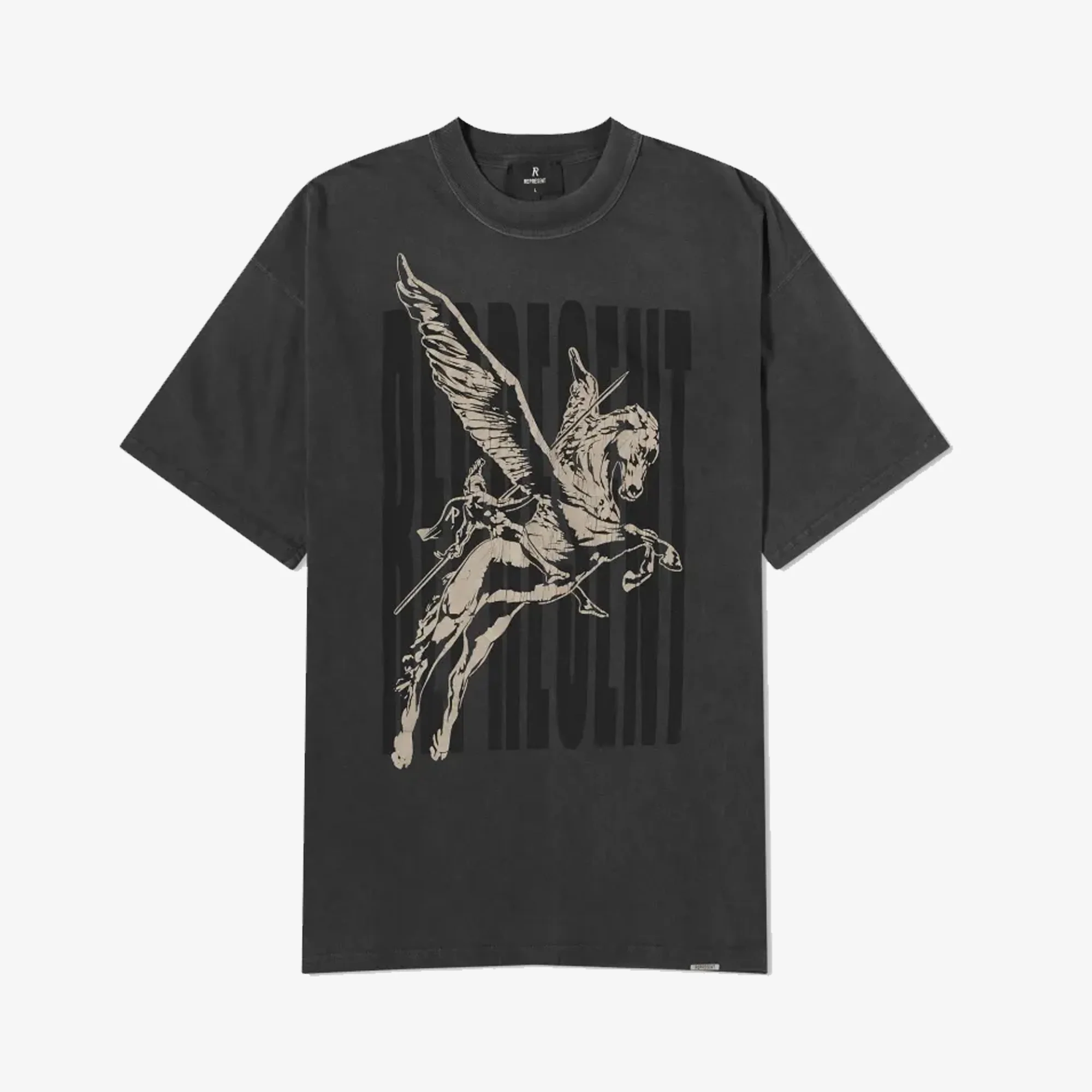 Represent | SPIRITS MASCOT T-SHIRT { AGED BLACK