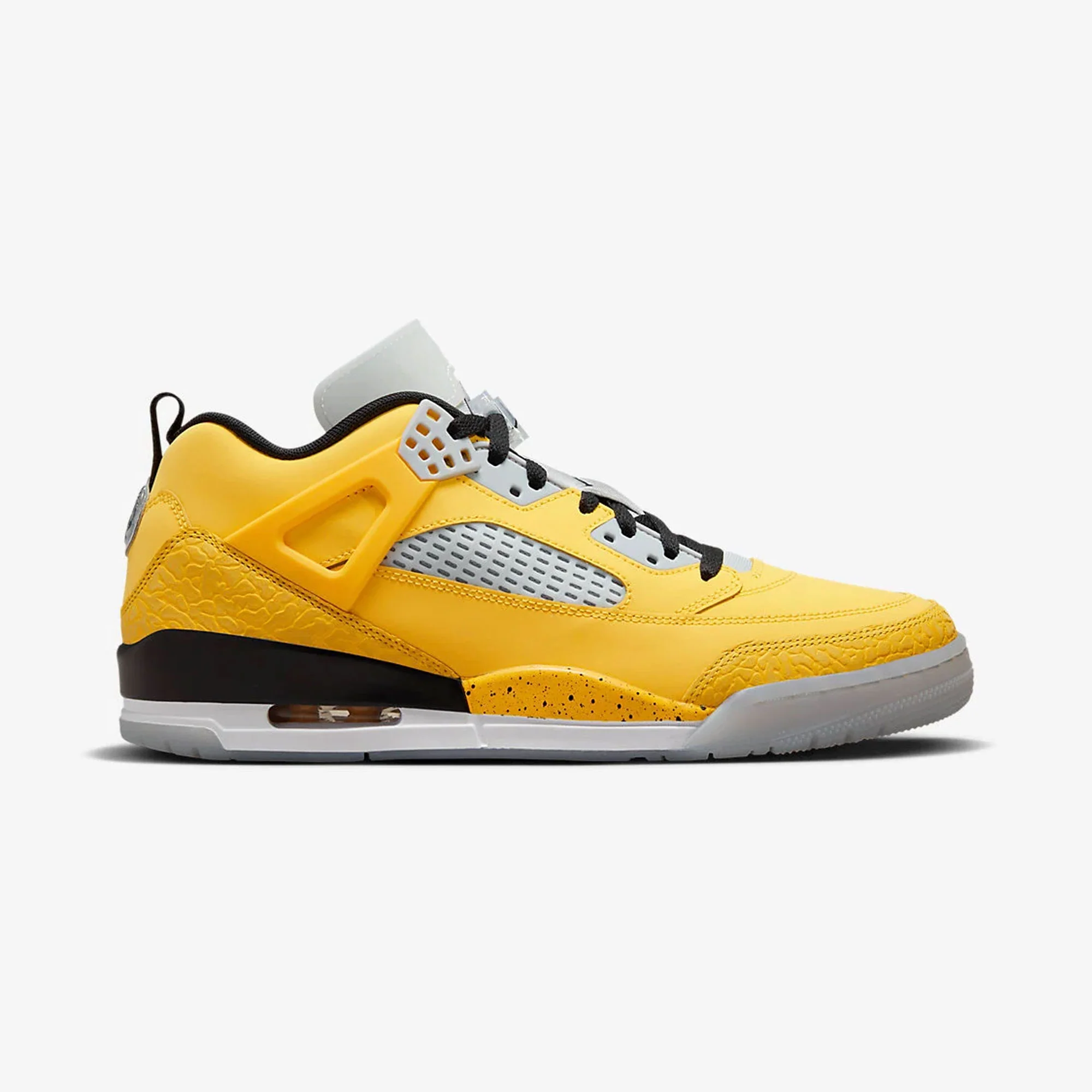 Jordan | SPIZIKE LOW { VARSITY MAIZE/BLACK-WOLF GREY