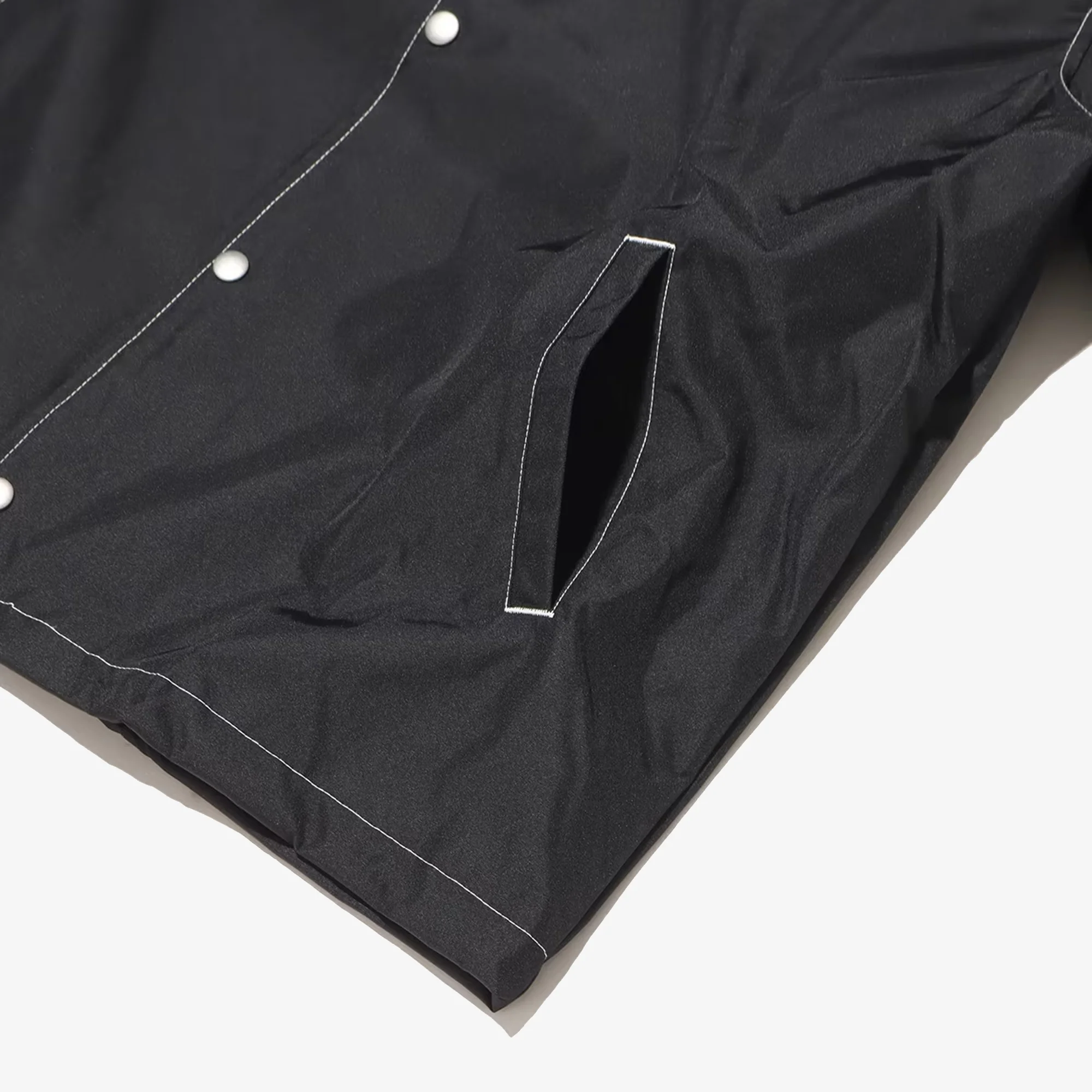 Nike | SPORTSWEAR LOOSE COACHES JACKET { BLACK/SAIL/BLACK - Image 3
