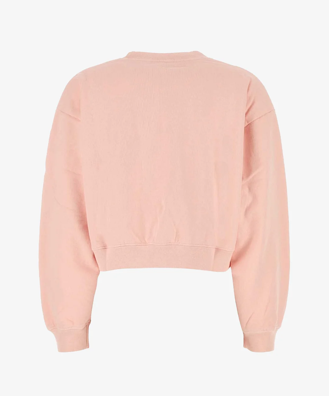 SPORTY & RICH | CALIFORNIA CROPPED CREWNECK { BALLET/WHITE - Image 4