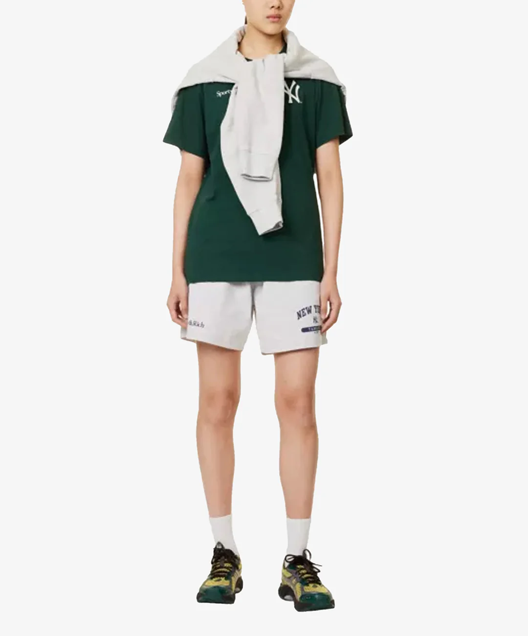 SPORTY & RICH | CHAMPIONS T-SHIRT { GREEN - Image 6