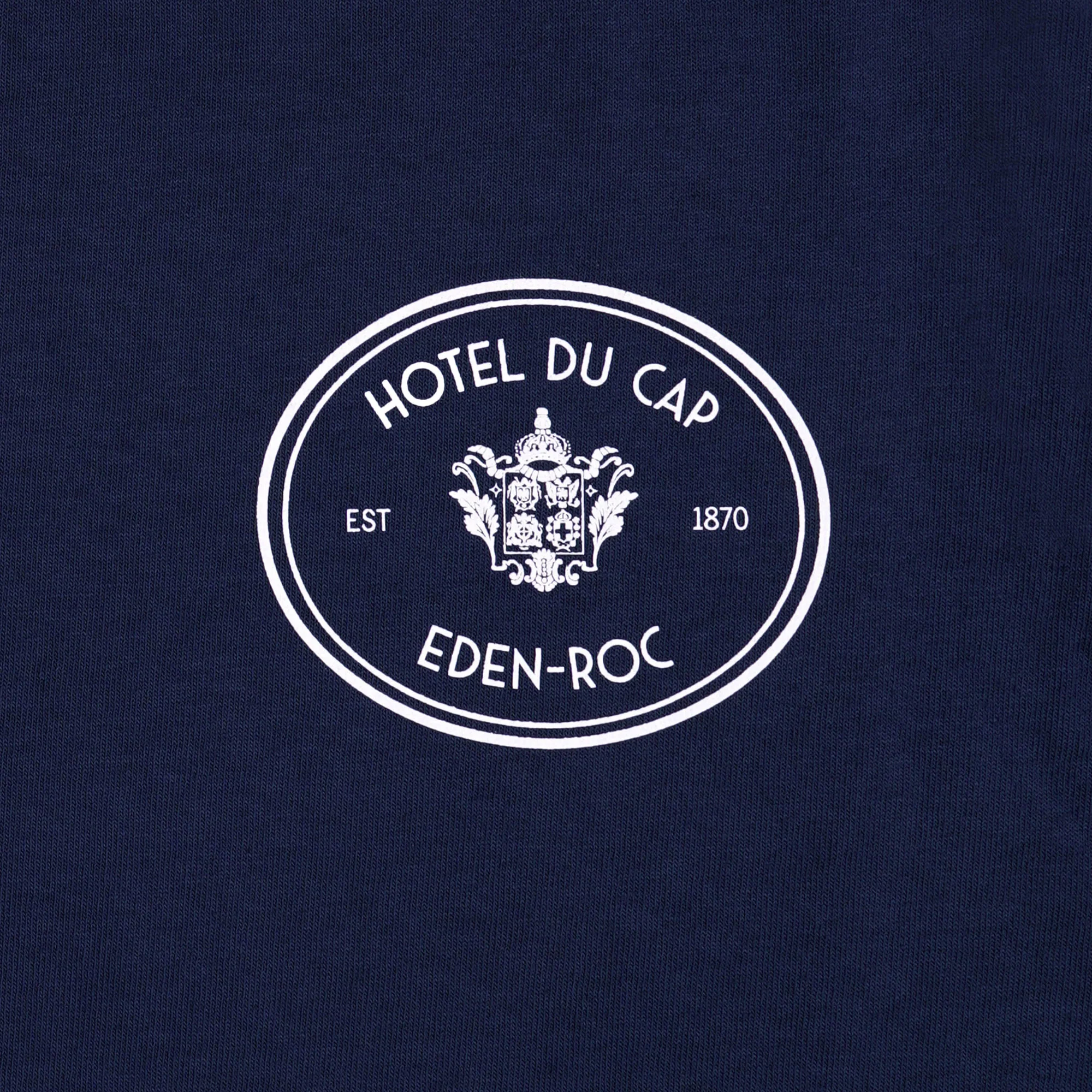 SPORTY & RICH | EDEN CREST KENNEDY T-SHIRT { NAVY/WHITE - Image 3