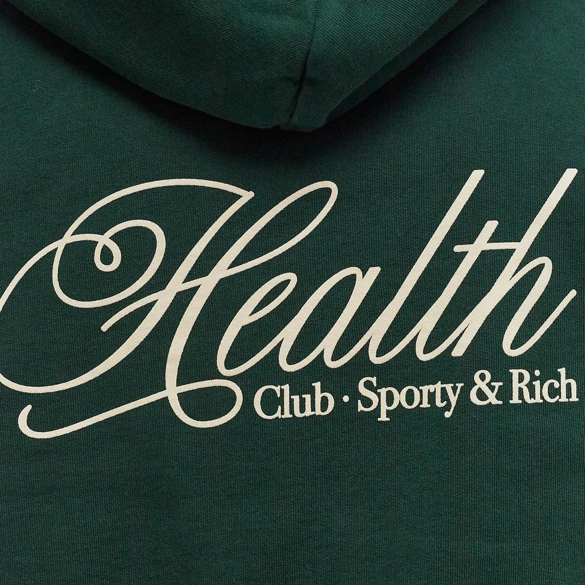 SPORTY & RICH | HEALTH SCRIPT HOODIE { GREEN - Image 6
