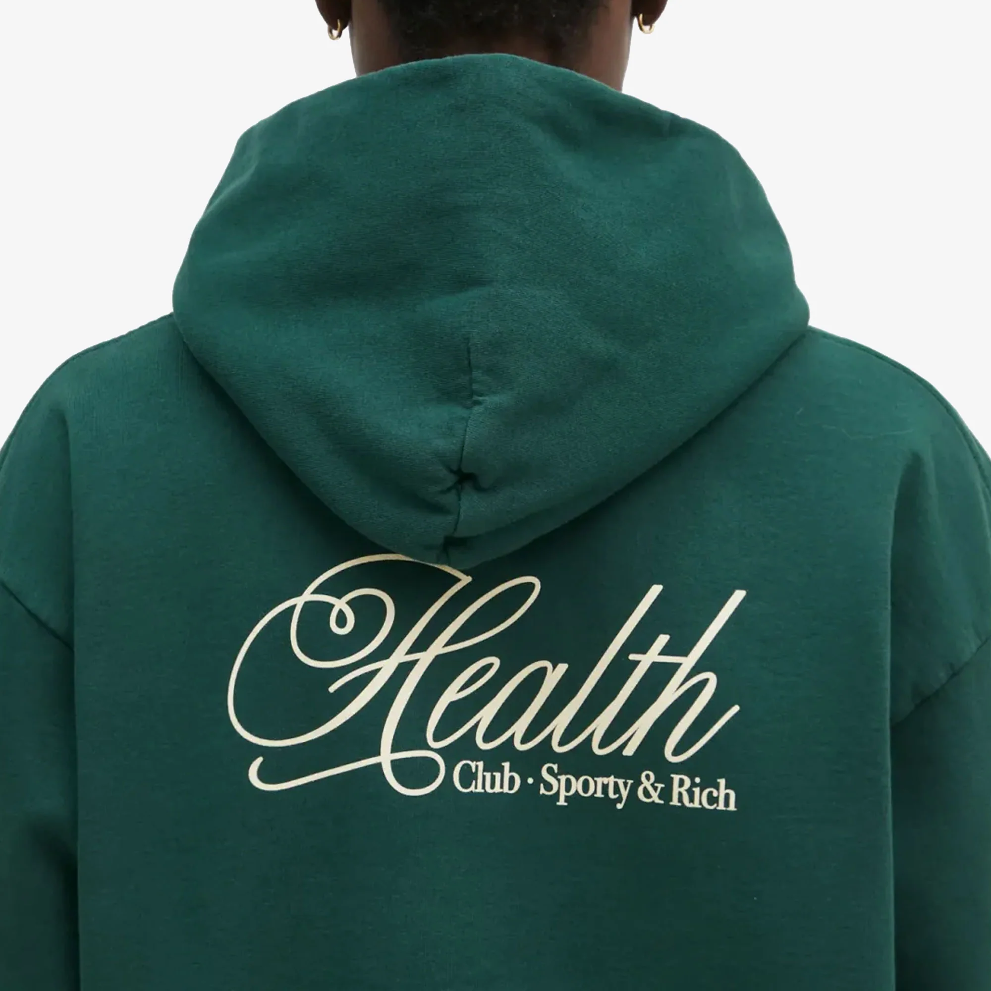 SPORTY & RICH | HEALTH SCRIPT HOODIE { GREEN - Image 7