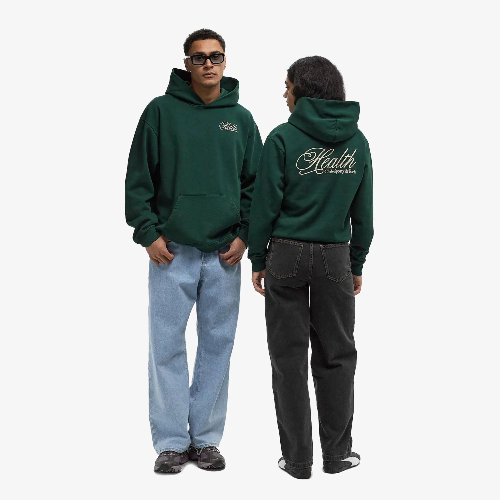 SPORTY & RICH | HEALTH SCRIPT HOODIE { GREEN - Image 9