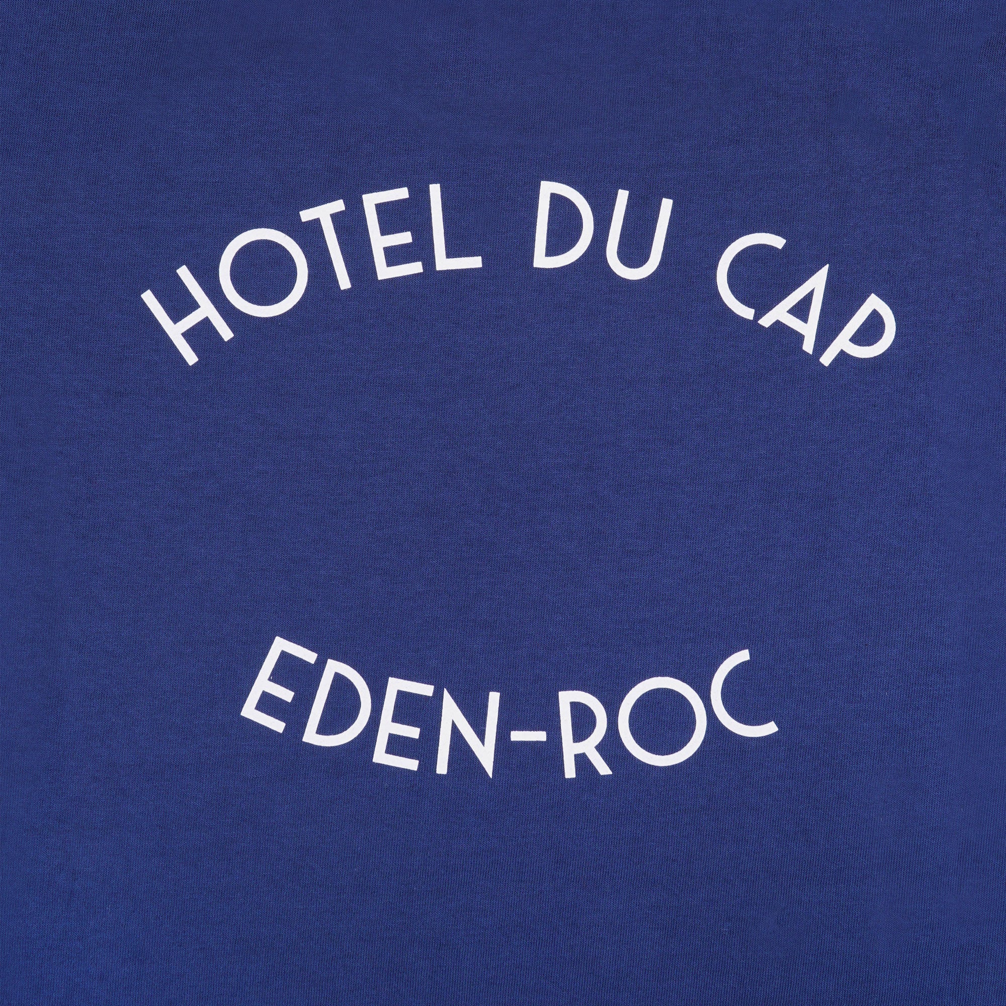 SPORTY & RICH | HOTEL DU CAP T-SHIRT { INDIGO/WHITE - Image 5