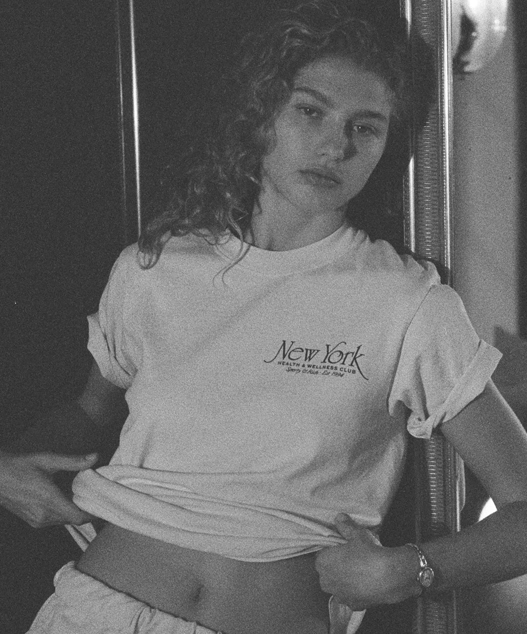 SPORTY & RICH | NY 94 T-SHIRT { CREAM - Image 5