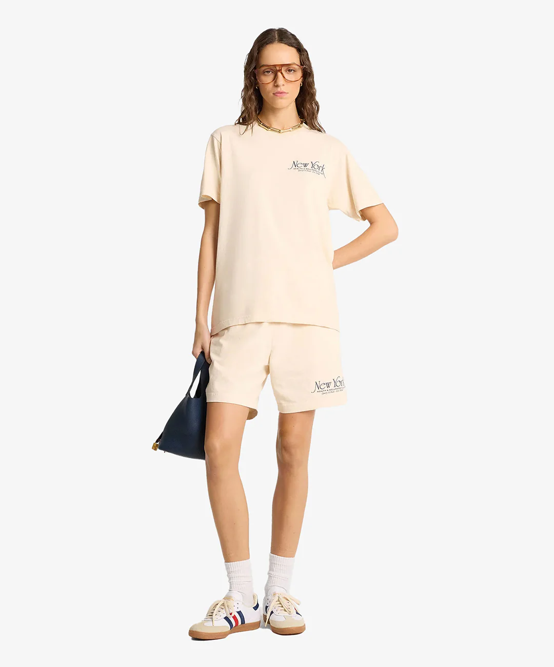 SPORTY & RICH | NY 94 T-SHIRT { CREAM - Image 7