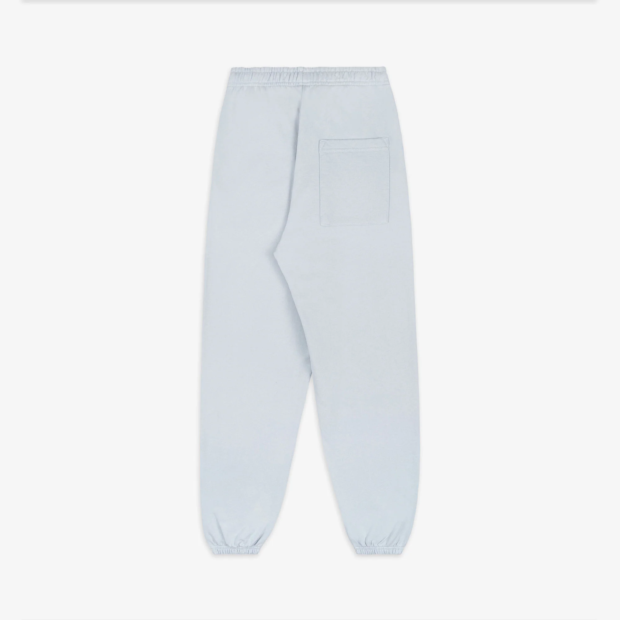 SPORTY & RICH | SERIF LOGO SWEATPANT { BABY BLUE/WHITE - Image 2