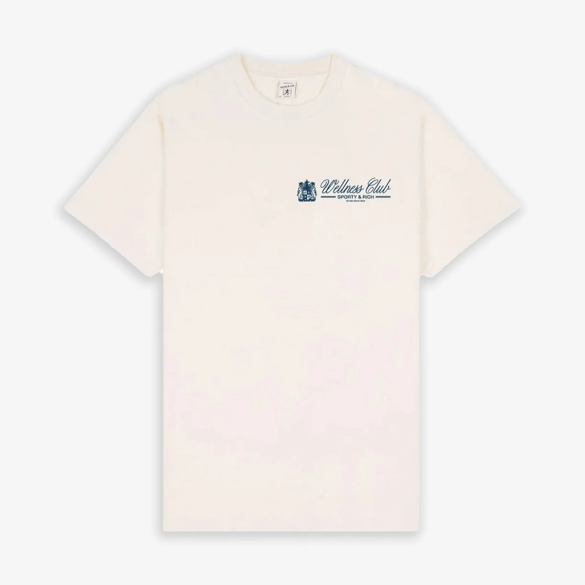 SPORTY & RICH | UNICORN CREST T-SHIRT { CREAM