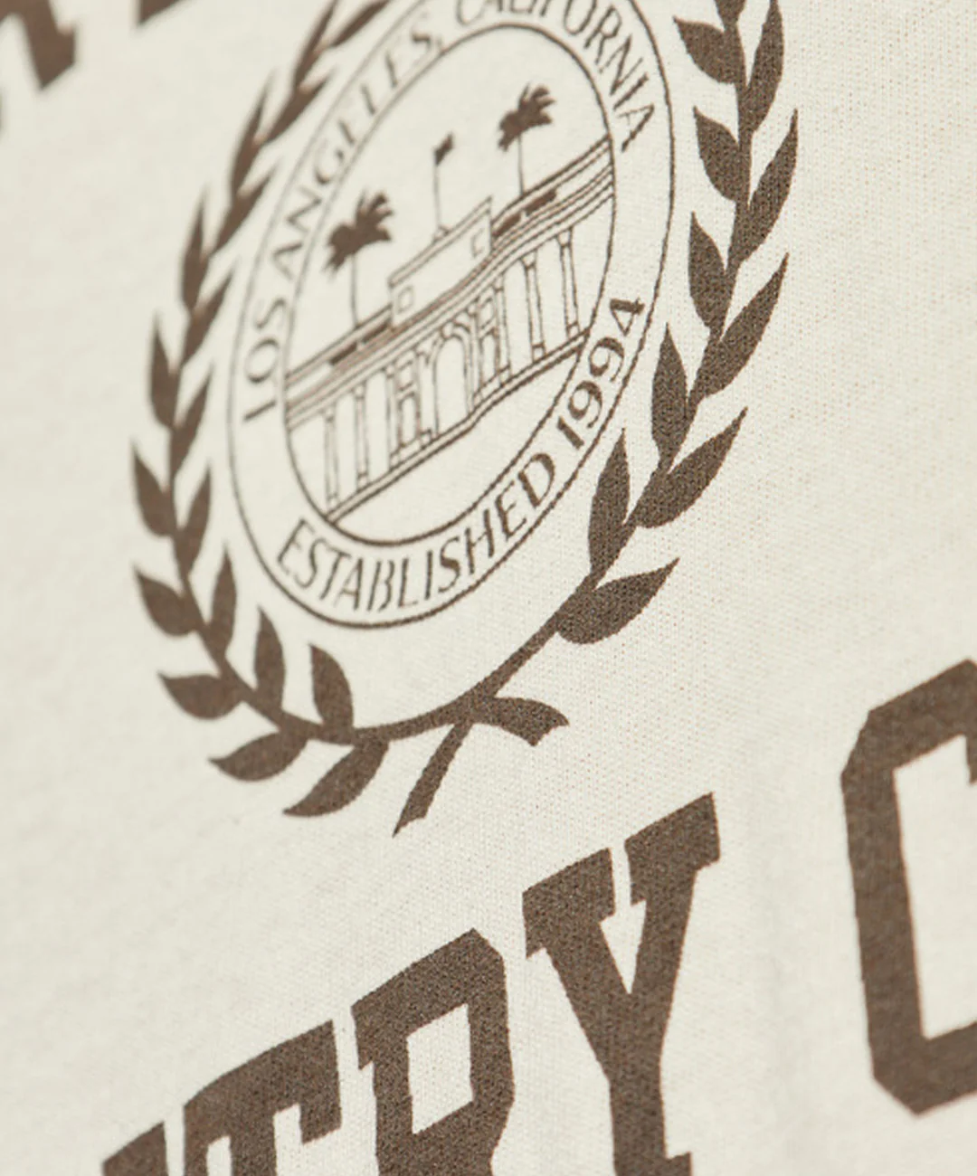 SPORTY & RICH | VARSITY CREST TEE { CREAM - Image 4