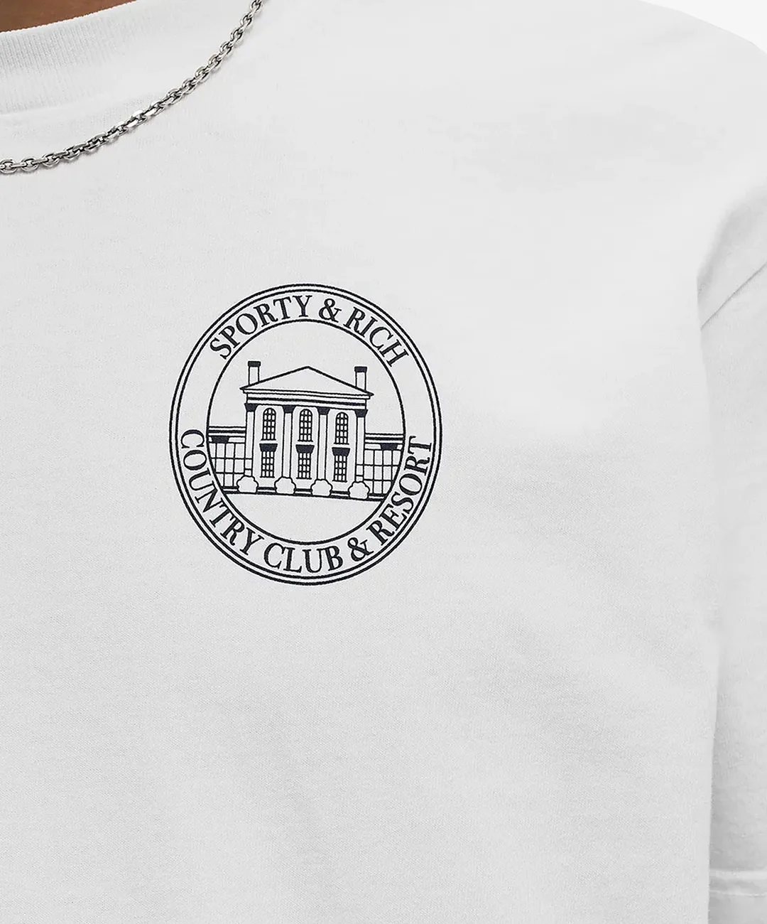 SPORTY & RICH | VENDOME RESORT T-SHIRT { WHITE - Image 4