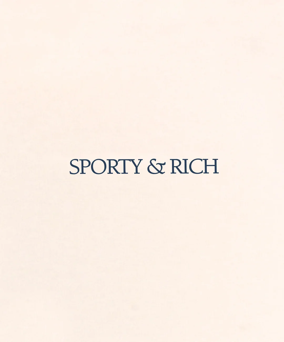 SPORTY & RICH | H&W CLUB DISCO SHORT { CREAM/NAVY - Image 3