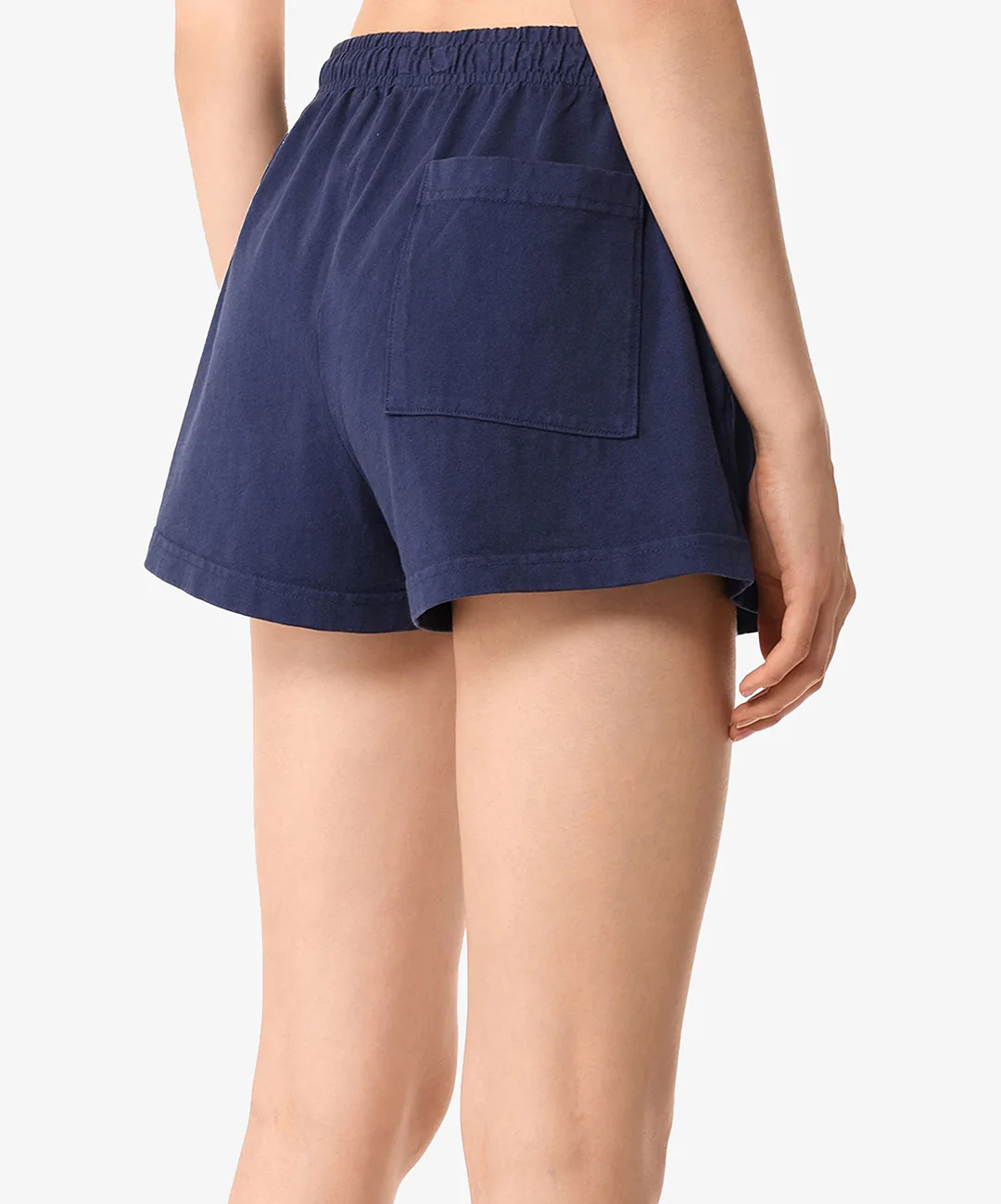 SPORTY & RICH | SPA DISCO SHORTS { NAVY/WHITE - Image 2