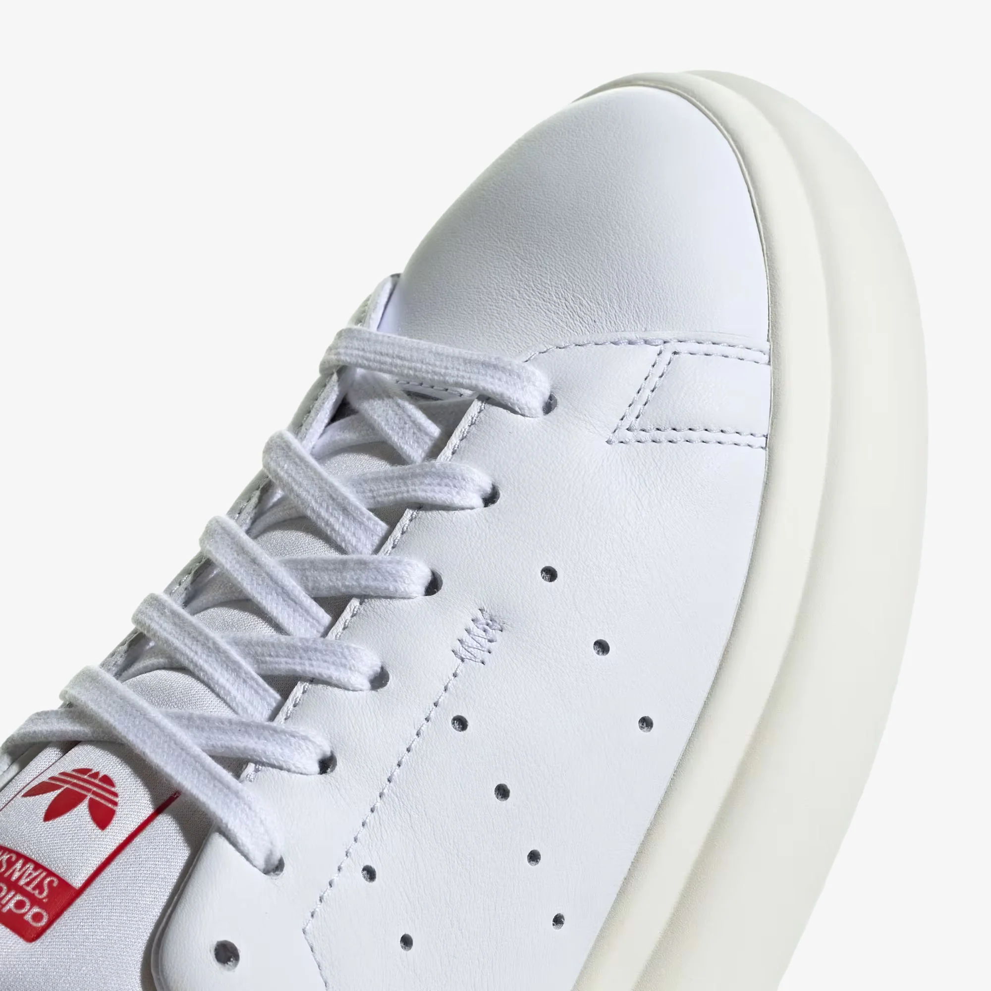 Adidas Originals | STAN SMITH PF  { CLOUD WHITE/OFF WHITE - Image 4