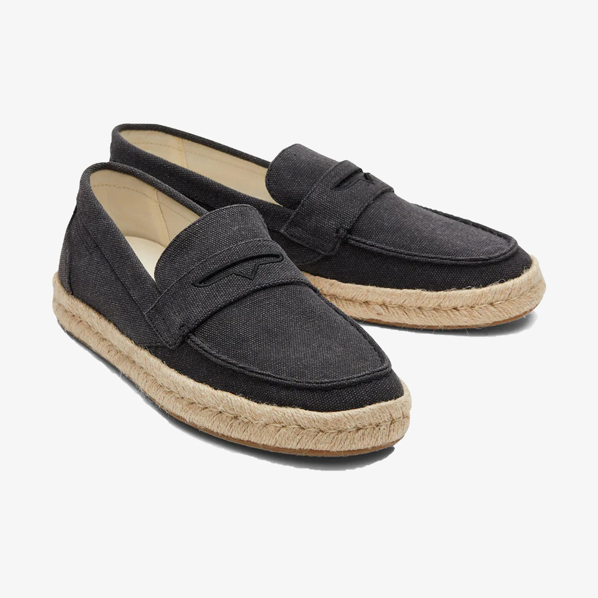 Toms | STANFORD 2.0 ROPE ESPADRILLE { BLACK - Image 2