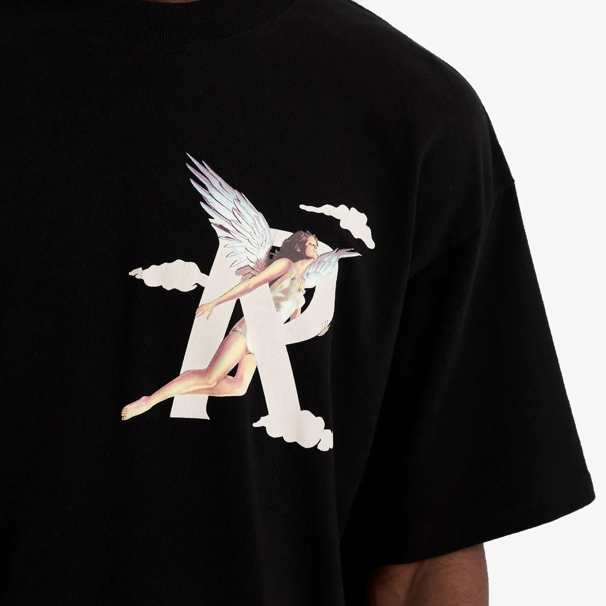 Represent | STORMS IN HEAVEN T-SHIRT { BLACK - Image 5
