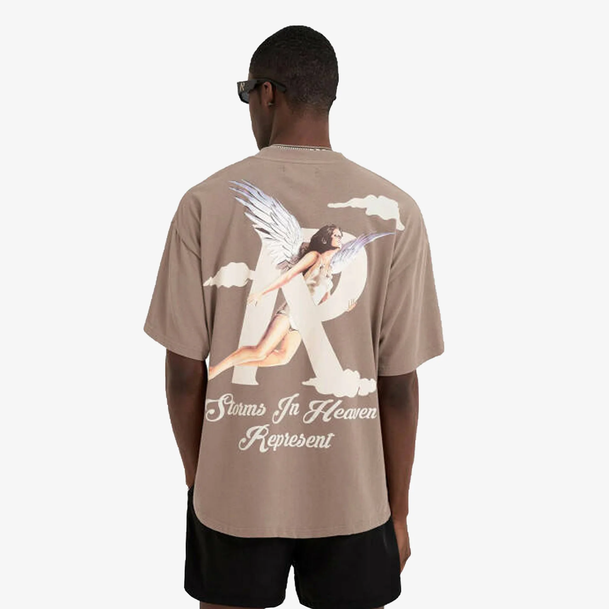 Represent | STORMS IN HEAVEN T-SHIRT { MUSHROOM - Image 2