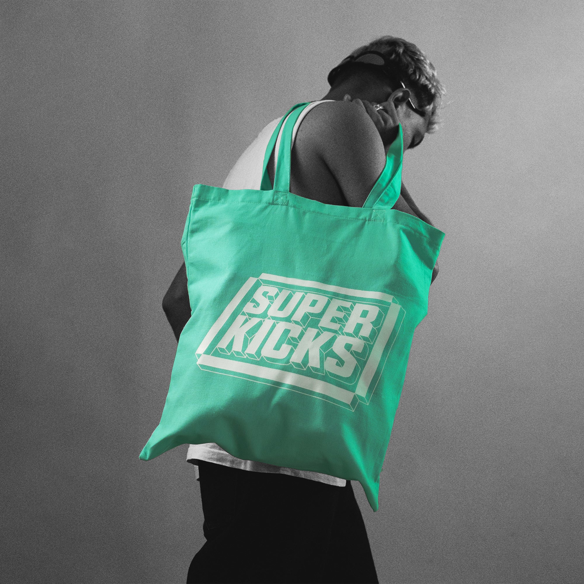 Superkicks | SUPERKICKS 3D LOGO M TOTE { MINT - Image 2