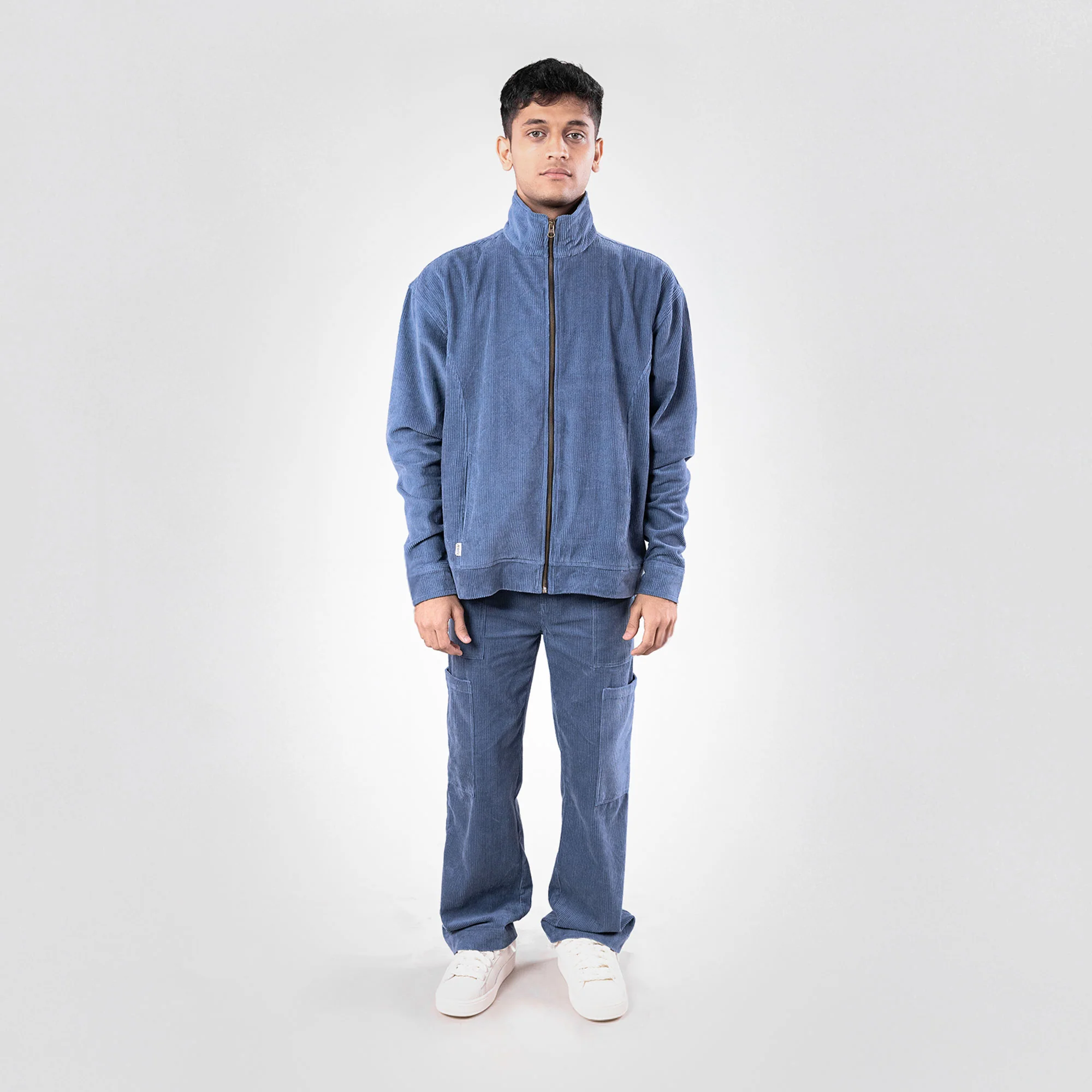 SUPERKICKS | CORDUROY JACKET { ESTATE BLUE - Image 3