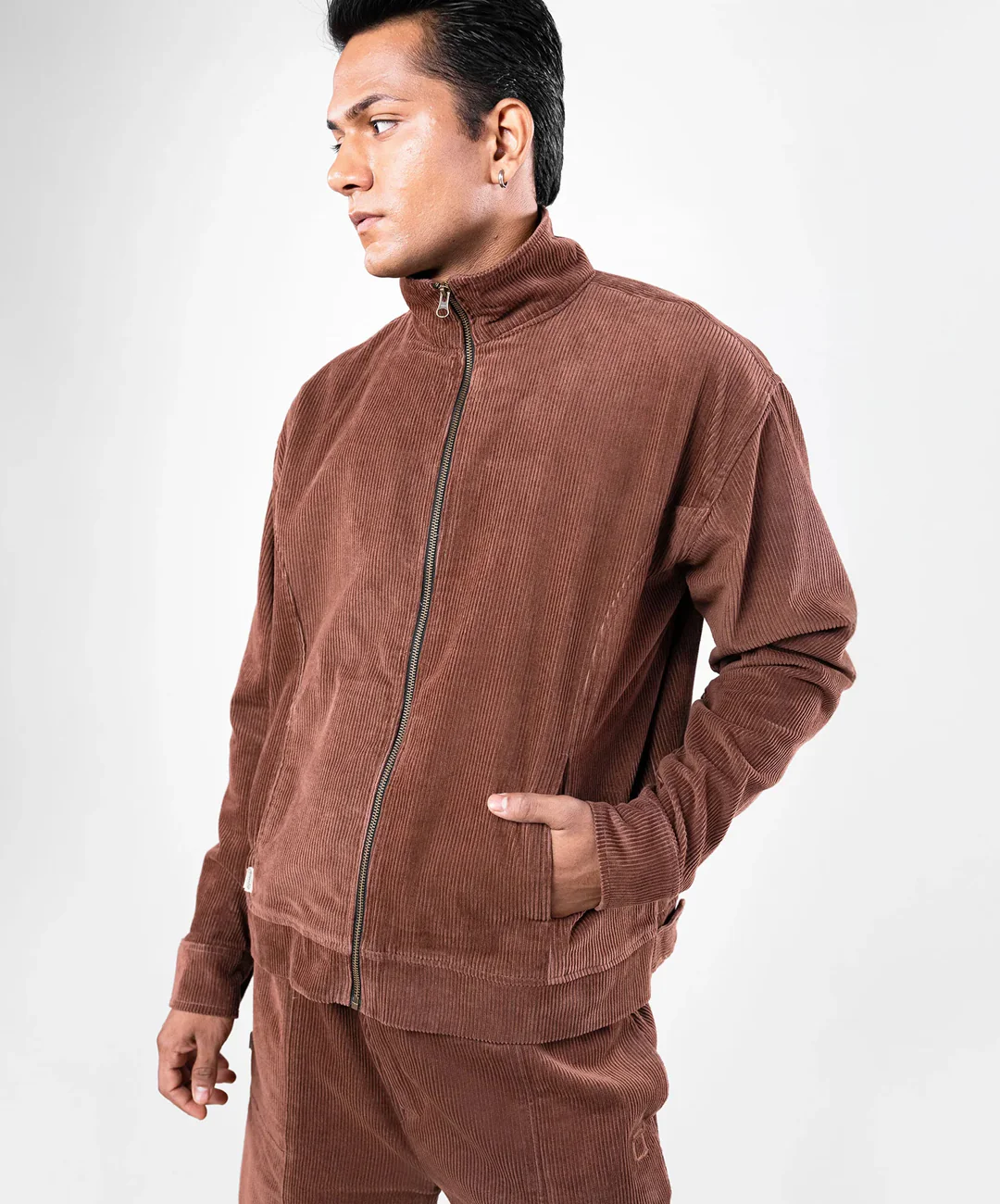 SUPERKICKS | CORDUROY JACKET { MUD BROWN - Image 2