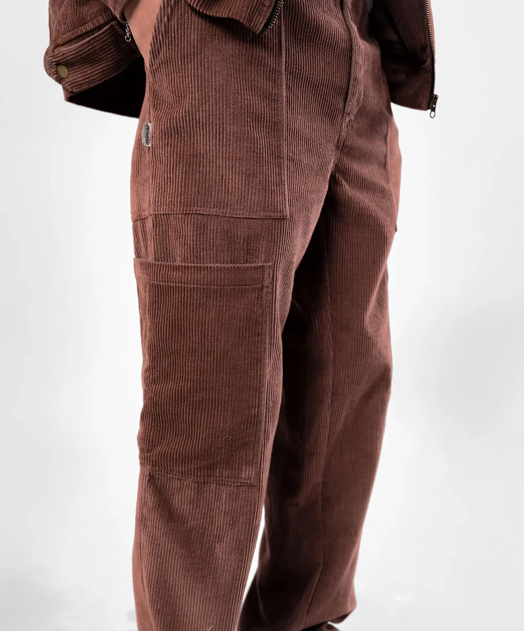 SUPERKICKS | CORDUROY PANT { MUD BROWN - Image 4