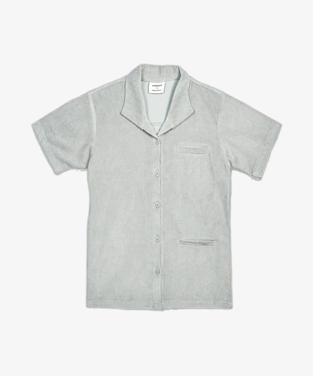 SUPERKICKS | CORDUROY SHIRT { SLATE GREY - Image 7