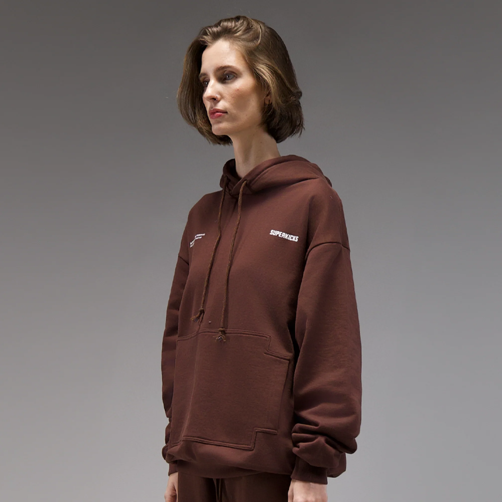 Superkicks | CORE 3.0 UNISEX HOODIE { BROWN