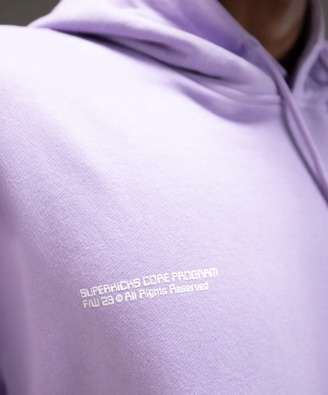 Superkicks | CORE 3.0 UNISEX HOODIE { PURPLE - Image 5