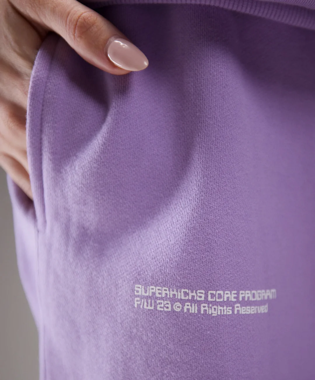Superkicks | CORE 3.0 UNISEX SWEATPANT { PURPLE - Image 5