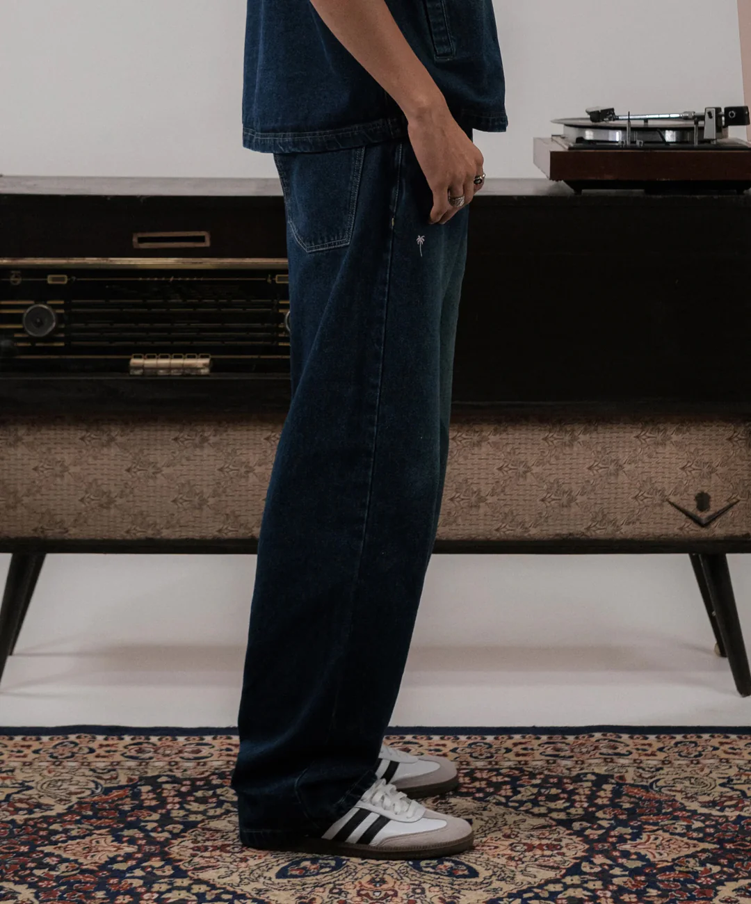 Superkicks | DENIM PANT { BLUE - Image 2