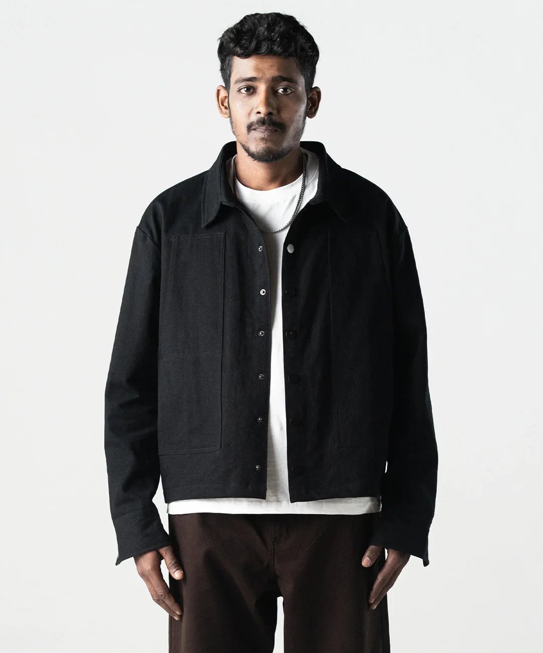 Superkicks | ESSENTIAL CARGO JACKET { BLACK