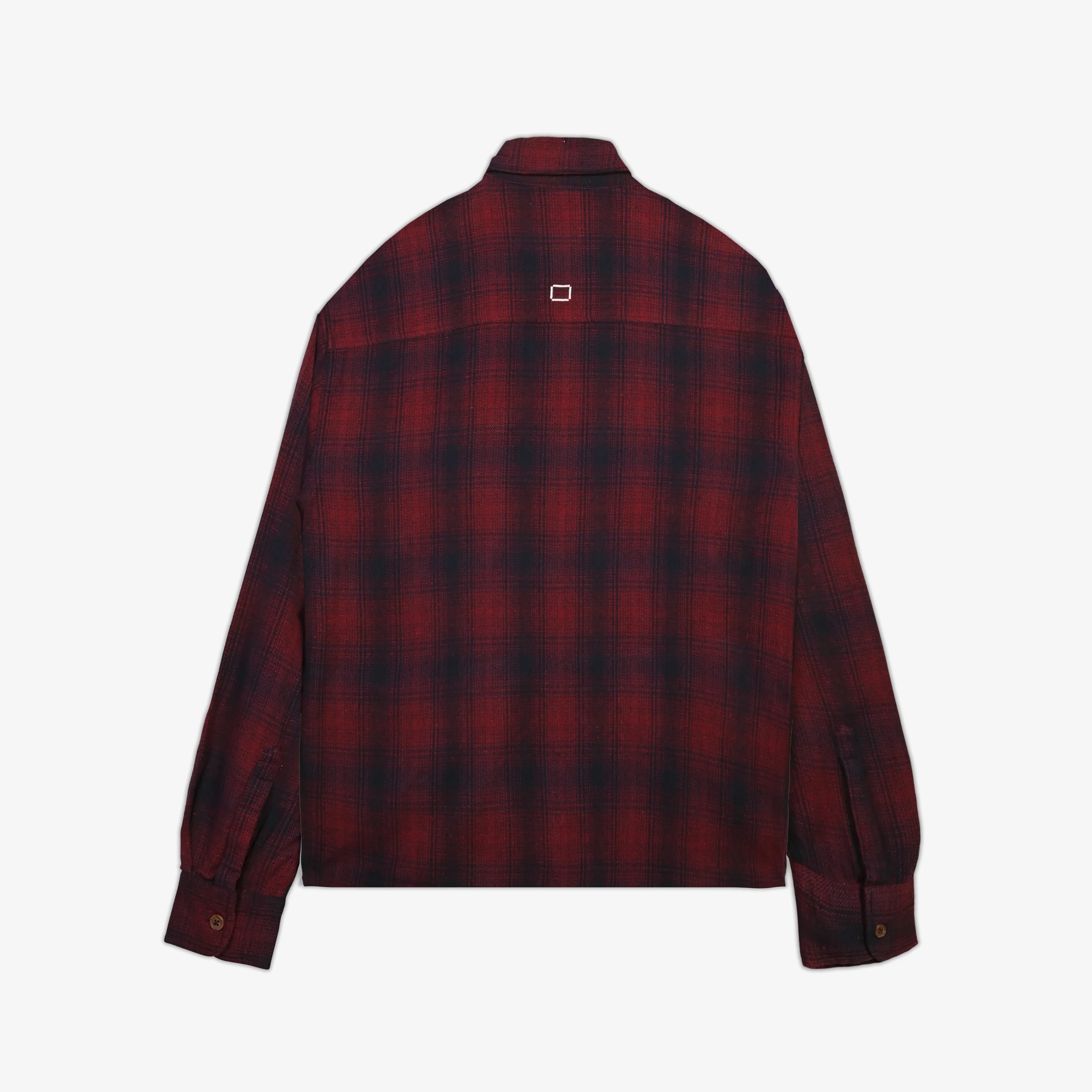 SUPERKICKS | FLANNEL SHIRT { MAROON - Image 2