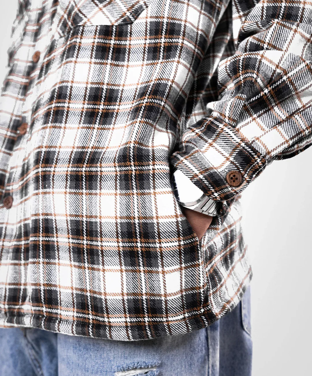 SUPERKICKS | FLANNEL SHIRT { MULTI - Image 5