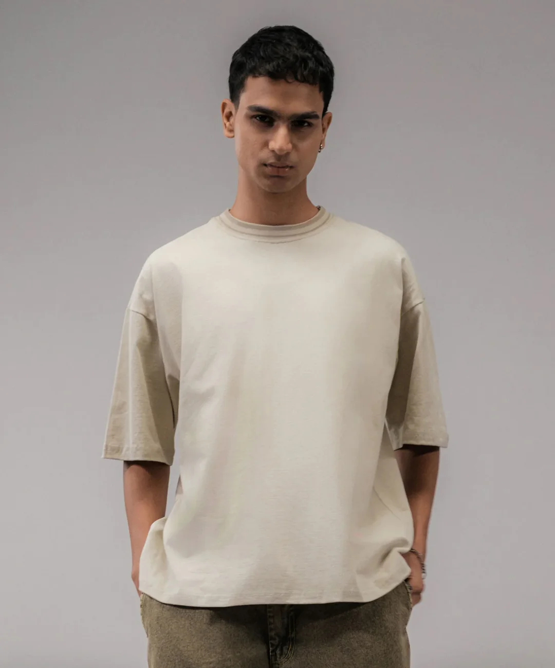 SUPERKICKS | PALM TEE { BEIGE/BROWN