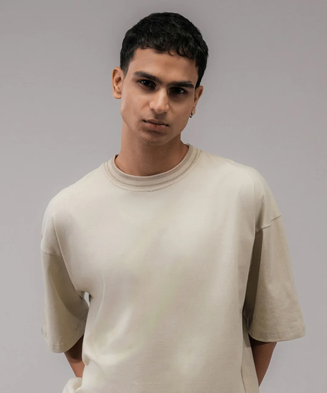 SUPERKICKS | PALM TEE { BEIGE/BROWN - Image 3