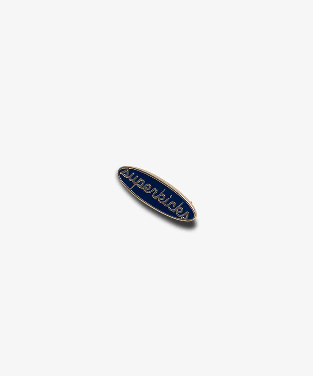 SUPERKICKS | PIN BADGE { BLUE - Image 2