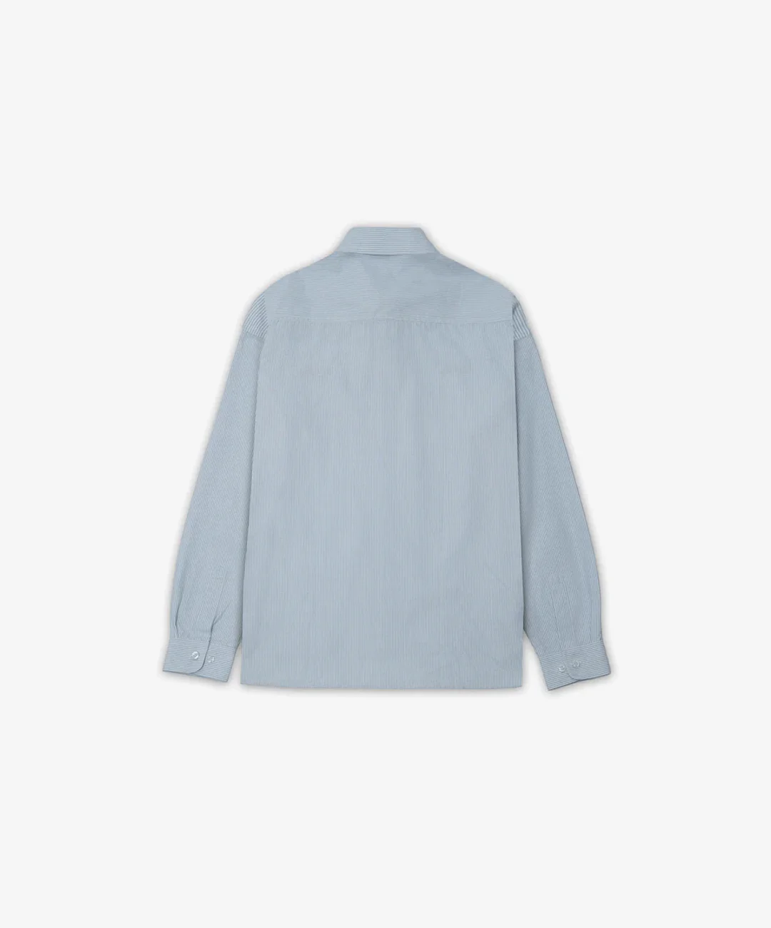 SUPERKICKS | PINSTRIPE SHIRT { BLUE - Image 4