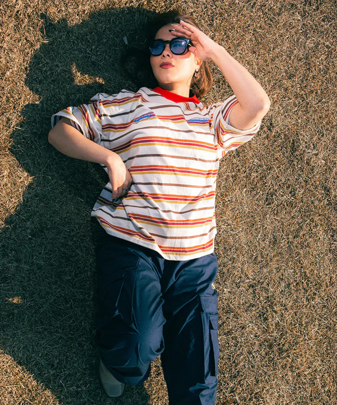 SUPERKICKS | PINSTRIPE TEE { CREAM - Image 8