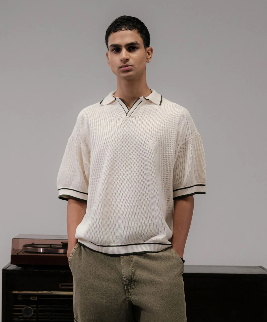 SUPERKICKS | POLO TEE { OFF WHITE